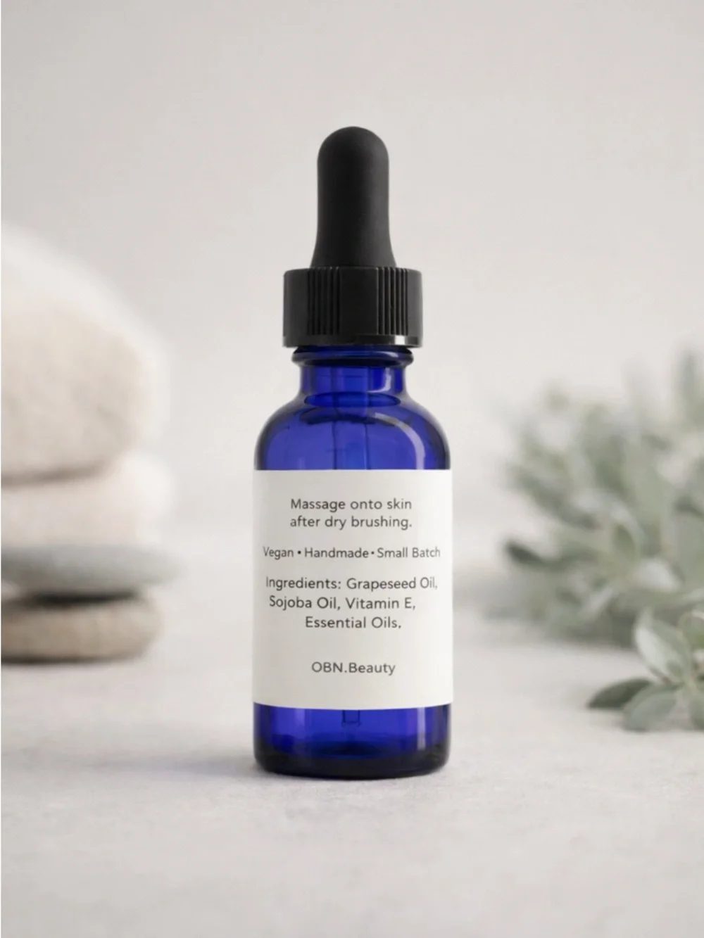 Brush & Sculpt- Lymphatic Face & Body Oil And Brush Set – Handmade Vegan - Picture 4 of 6
